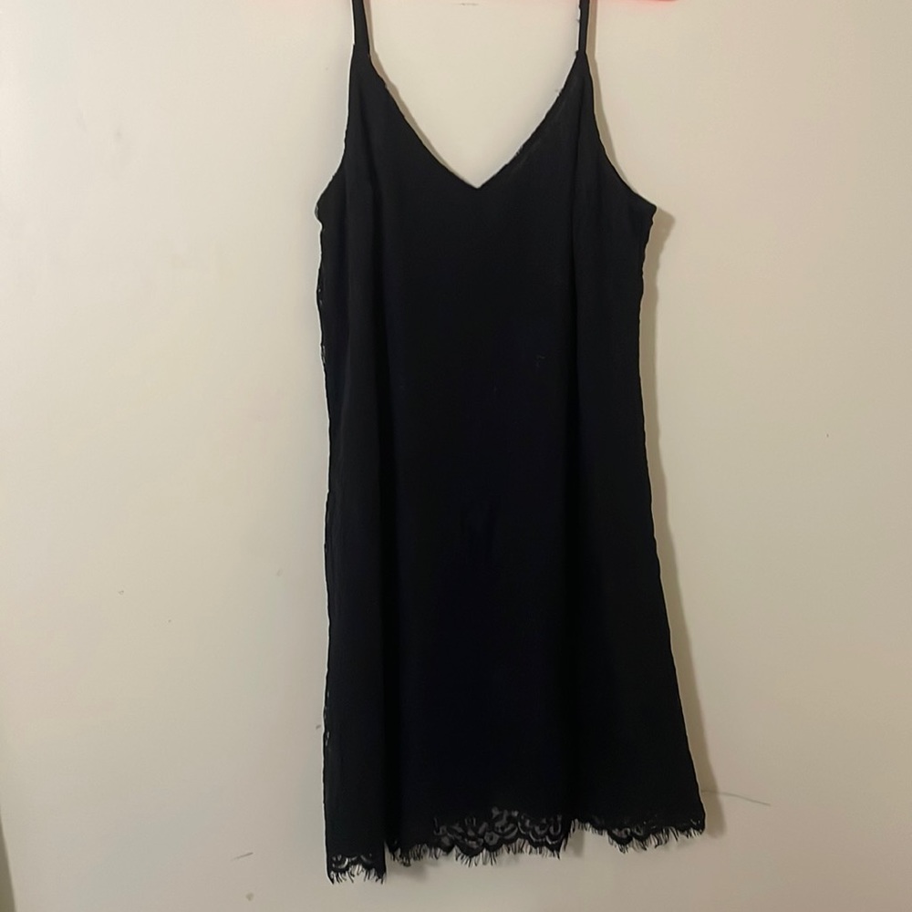 Francescas black lace dress NWT. Size L